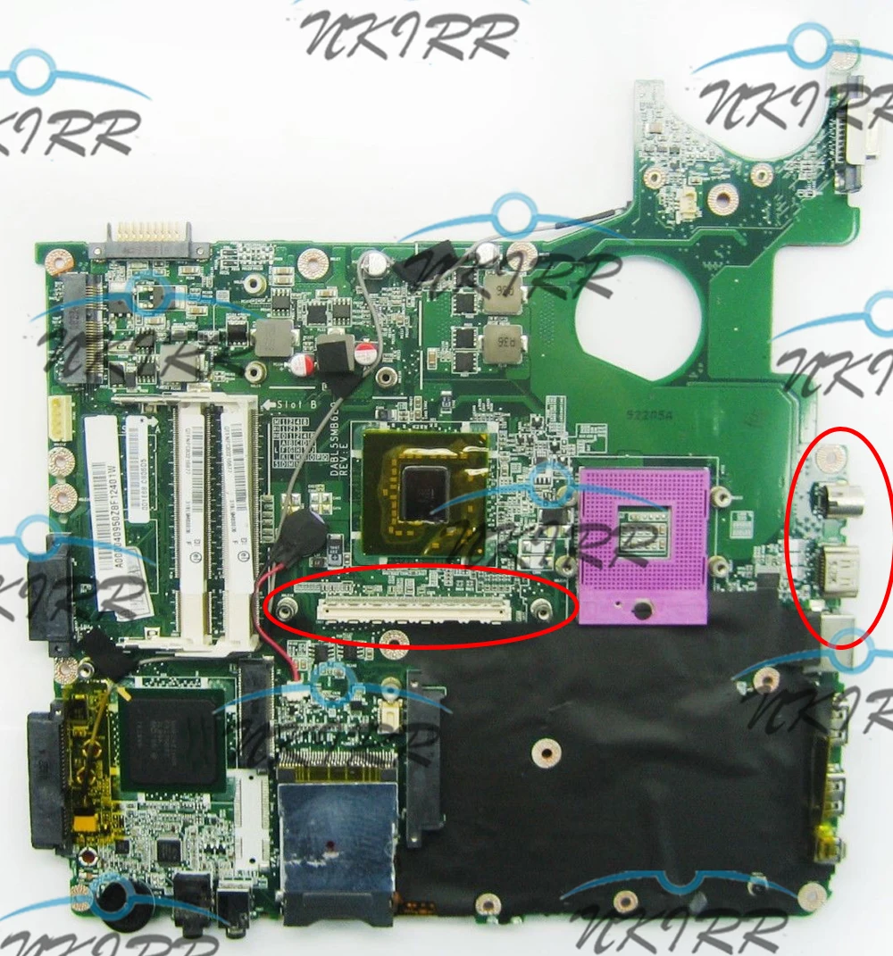 

A000040950 A000040960 A000030160 A000030140 DABL5SMB6E0 REV:E with HDMI MotherBoard for Toshiba Satellite P305 P300