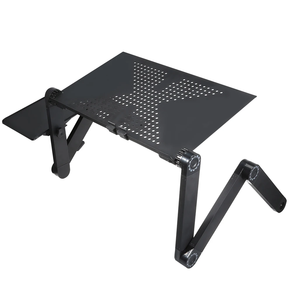 

Adjustable Computer Desk Table Folding Laptop Notebook Stand Bed Tray Aluminum Alloy Portable Anti-Skid Table Z30