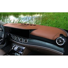 2011- люксген U7 турбо внедорожник с левым экраном кожаный автомобильный коврик приборная панель накладка коврики