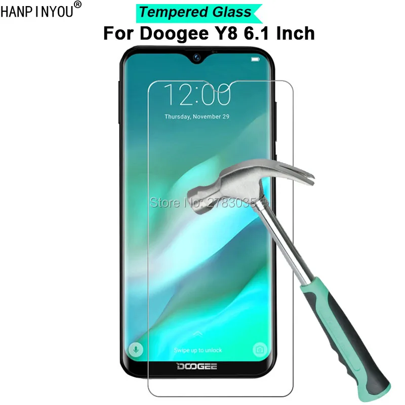 For Doogee Y8 6.1&quot New 9H Hardness 2.5D Ultra-thin Toughened Tempered Glass Film Screen Protector Protect Guard | Мобильные
