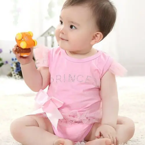 Pudcoco جميل الدانتيل الأميرة الرضع الاطفال طفل الفتيات رومبير تجهيزات الملابس 0-24 M