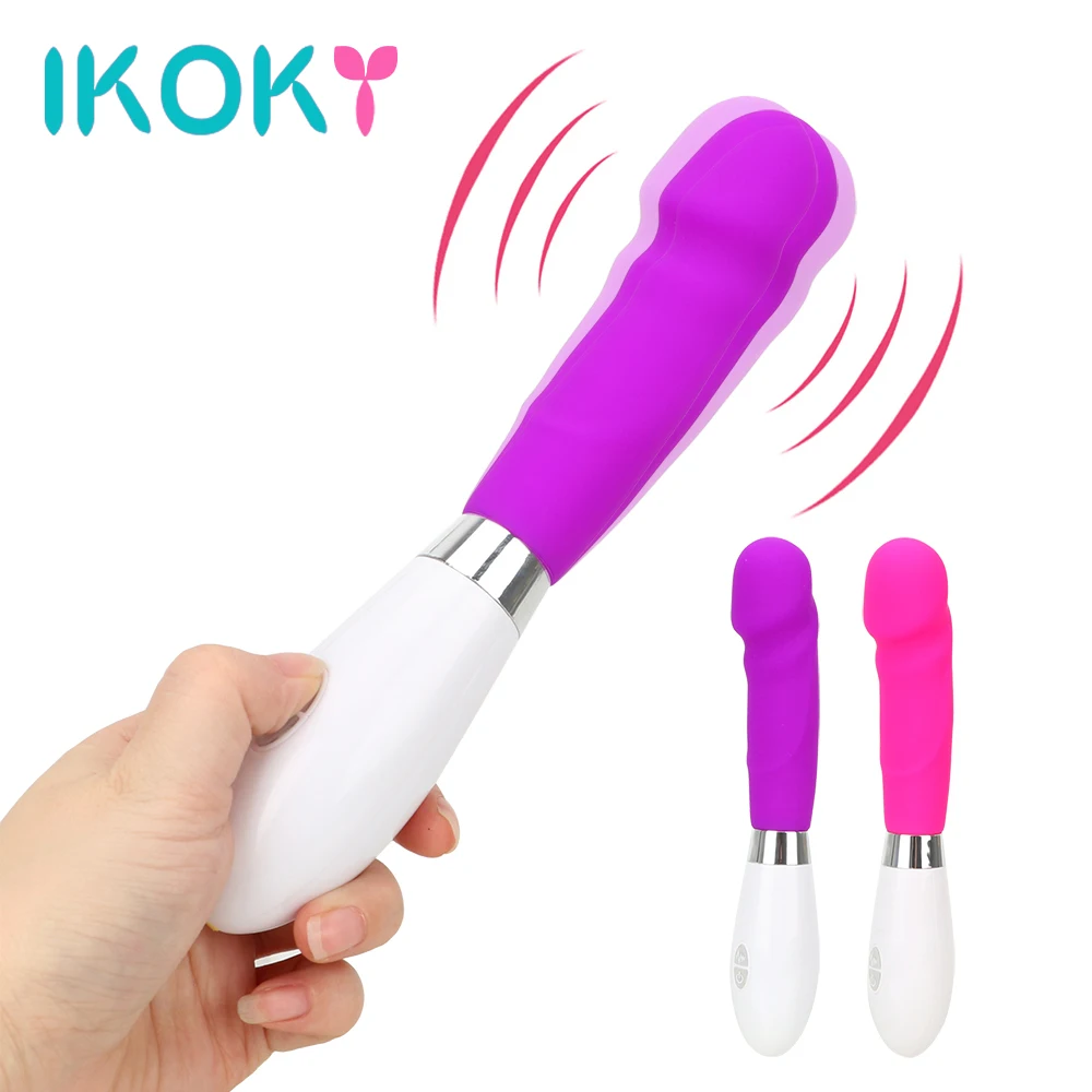 IKOKY 10 скоростной AV вибратор Стимулятор клитора Волшебная палочка массажер точки G