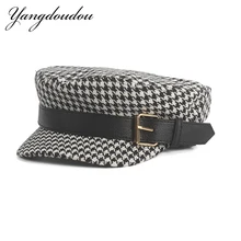 1 предмет модные женские туфли Хаундстут Кепки Элитный бренд современный матрос Кепки Шапки в стиле панк военные армейские шапки с металлической кнопкой