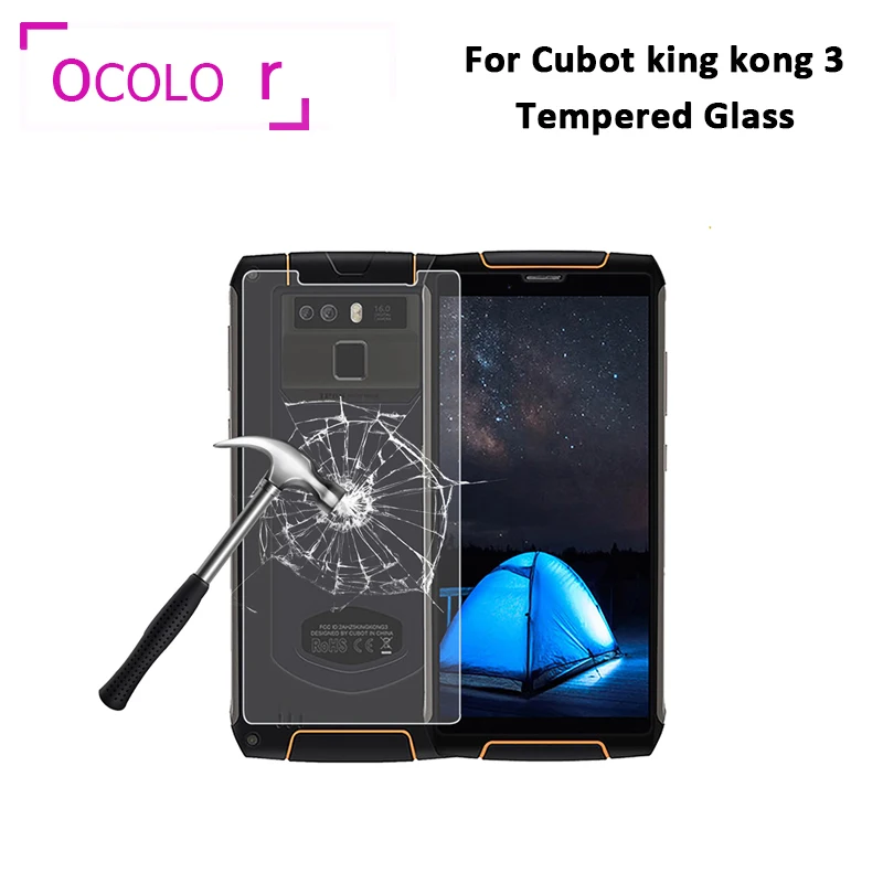 ocolor For Cubot king kong 3 Tempered Glass 9H 5.5 Inch Screen Protector Replacement For Cubot