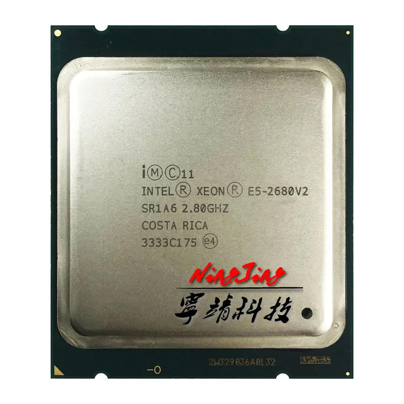 Процессор Intel Xeon E5-2680v2 E5 2680v2 2680 v2 2 8 ГГц десятиядерный двадцать потоков процессор 25