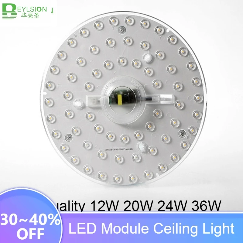 

SMD2835 12W 20W 24W 36W LED module ceiling light Round LED Downlight Cool White led Spot Indoor Light Lamp 110V 220V 85-265V