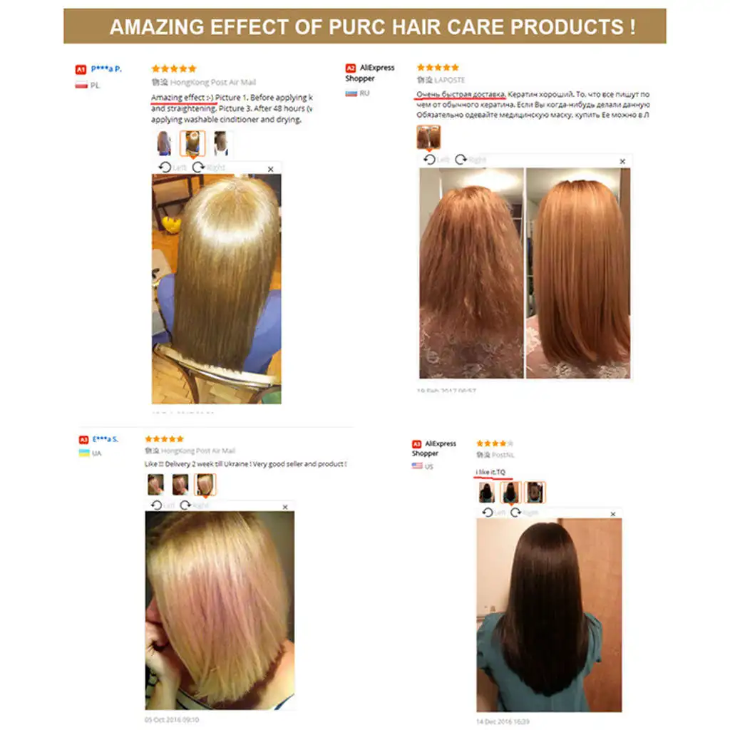 Purc Brazilian Keratin Treatment Straightening Hair 8% Formalin 300Ml Eliminate Frizz And Make Shiny And Healthier Hair Purc Brazilian Keratin Treatment Straightening Hair 8% Formalin 300Ml Eliminate Frizz And Make Shiny And Healthier Hair