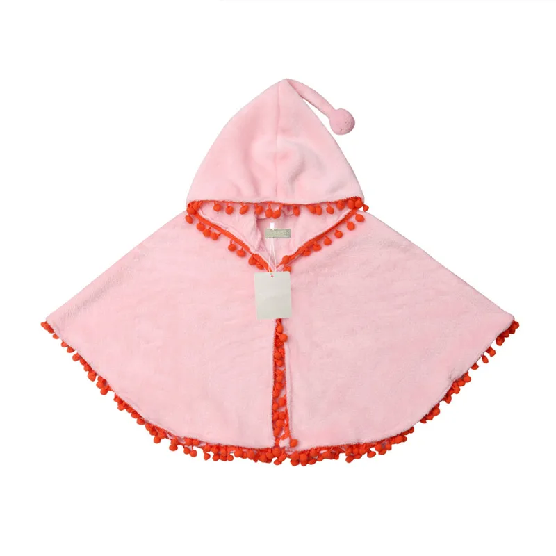 

Adorable Baby Girl Coat Winter Tassels Hooded Tops Girls Jackets And Outerwear Newborn Baby Coats Cotton Girls Jacket Cloak Tops