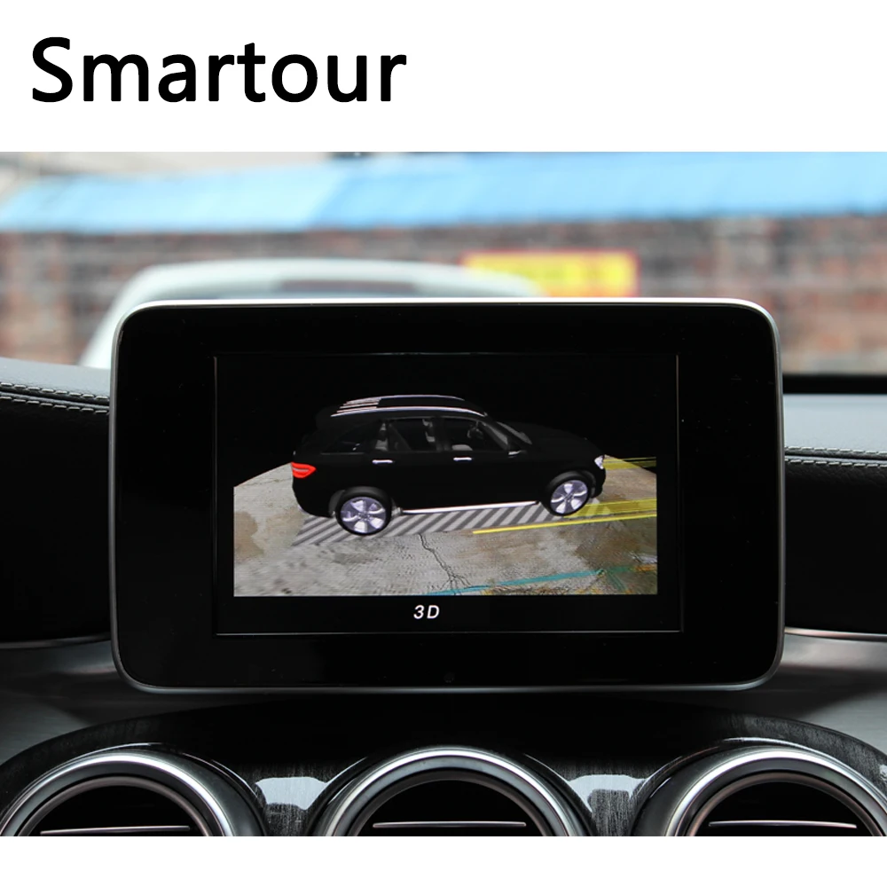 

Smartour car 3D 360 Surround View Driving Support Bird View Panorama System 4 Car Camera DVR 1080P Video Recorder Box G-Sensor