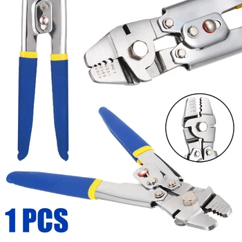 

Wire Rope Stripper Crimping Tool DIY Pliers Wire Rope Clamp Fishing Lines Crimper Pliers Up To 2.2mm WXS-255