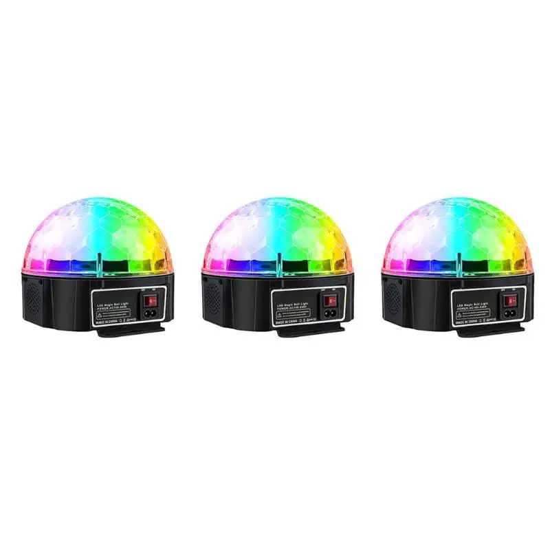 

Disco DJ Party Bluetooth Speakers Party Stage Effect Lighting RGB Color Changing LED Crystal Ball