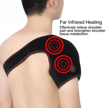 

Graphene Shoulder Protector Far Infrared Physiotherapy Shoulder Brace Belt Support Elastic Strap Breathable Shoulder Protection