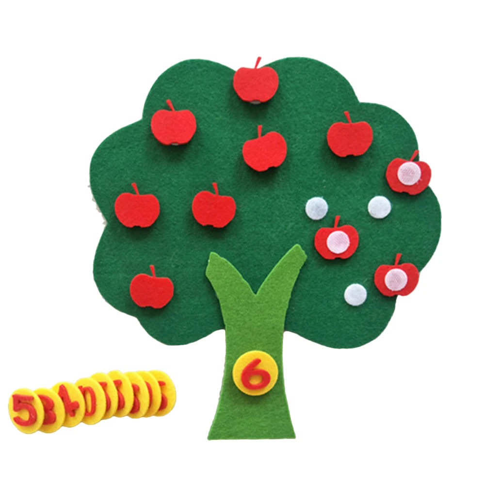 1 шт. DIY обучающая игрушка для детей прочные цифровые Обучающие Детские Монтессори учебные материалы игрушки для яблок детские подарки