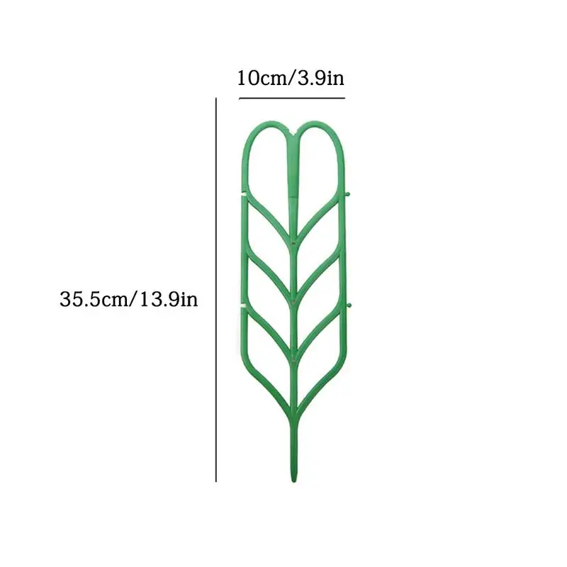 3 шт. садовый Треллис пластиковый цветок ротанга мини вьющиеся растения лист форма горшечные растения поддержка цветы держатель Садовые принадлежности
