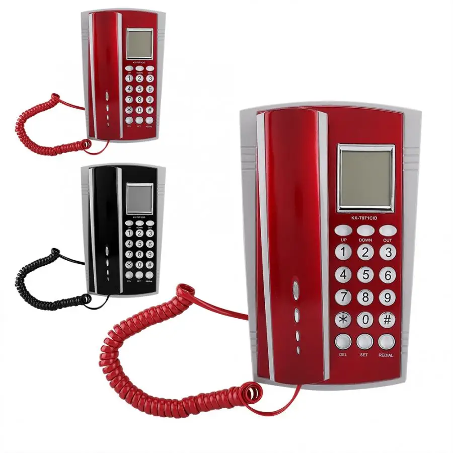 

KX-T071CID Wired English Telephone Extension with Speaker Voice Recorder RJ45 (6P2C)