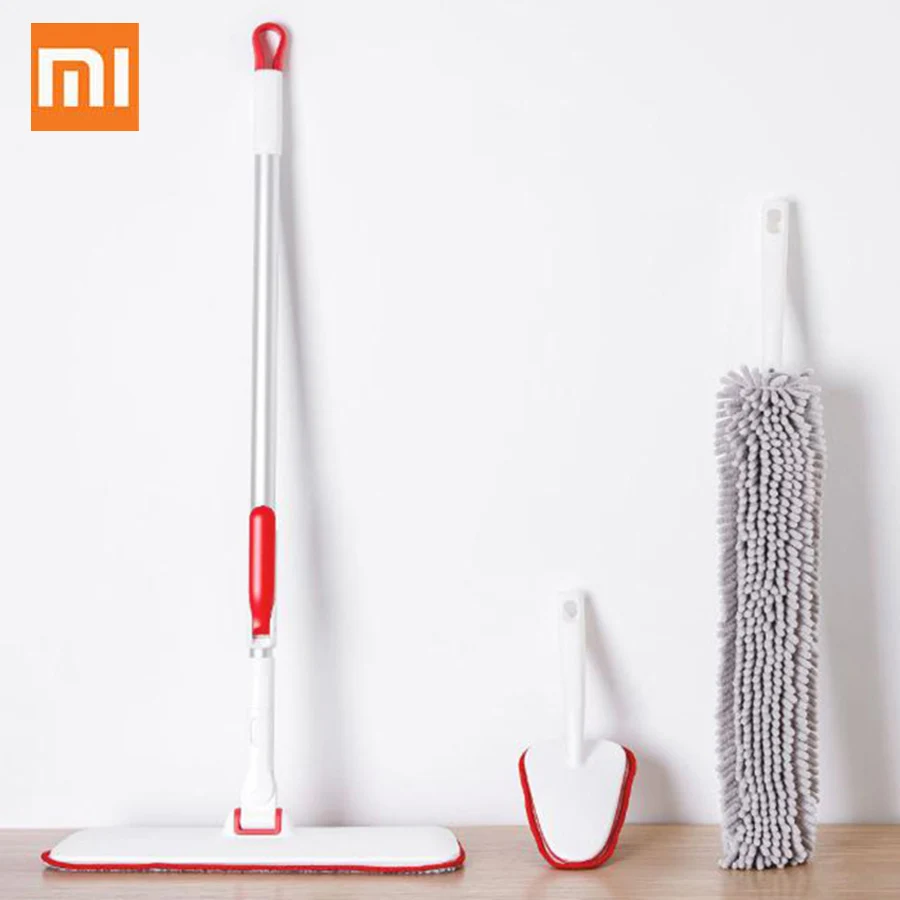 

2019 Original Xiaomi Household Practical Cleaning Kit From Xiaom Youpin Multiple Matches With 3 Mop Head And 3 Cloth