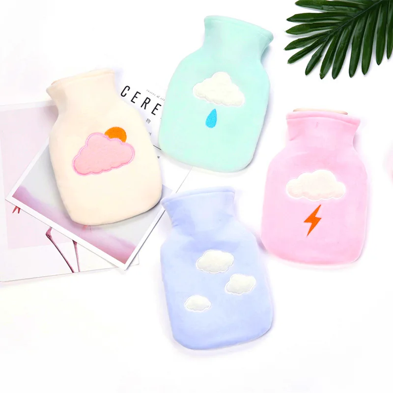Hot Water Bag Injection New Style Cartoon Bottle Warmer Explosion-Proof Rubber Water-Filled Hand Po Warm Baby St | Бытовая техника