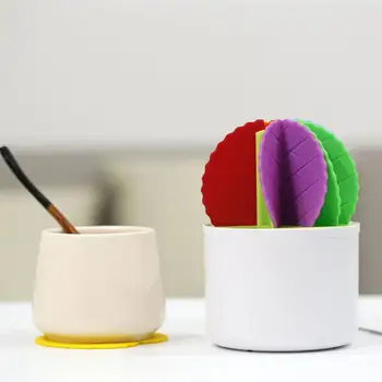 

Cactus Coasters Silicone Bonsai Design Cup Mat Heat Resistant Tableware Placemat Anti Slip Mug Mat