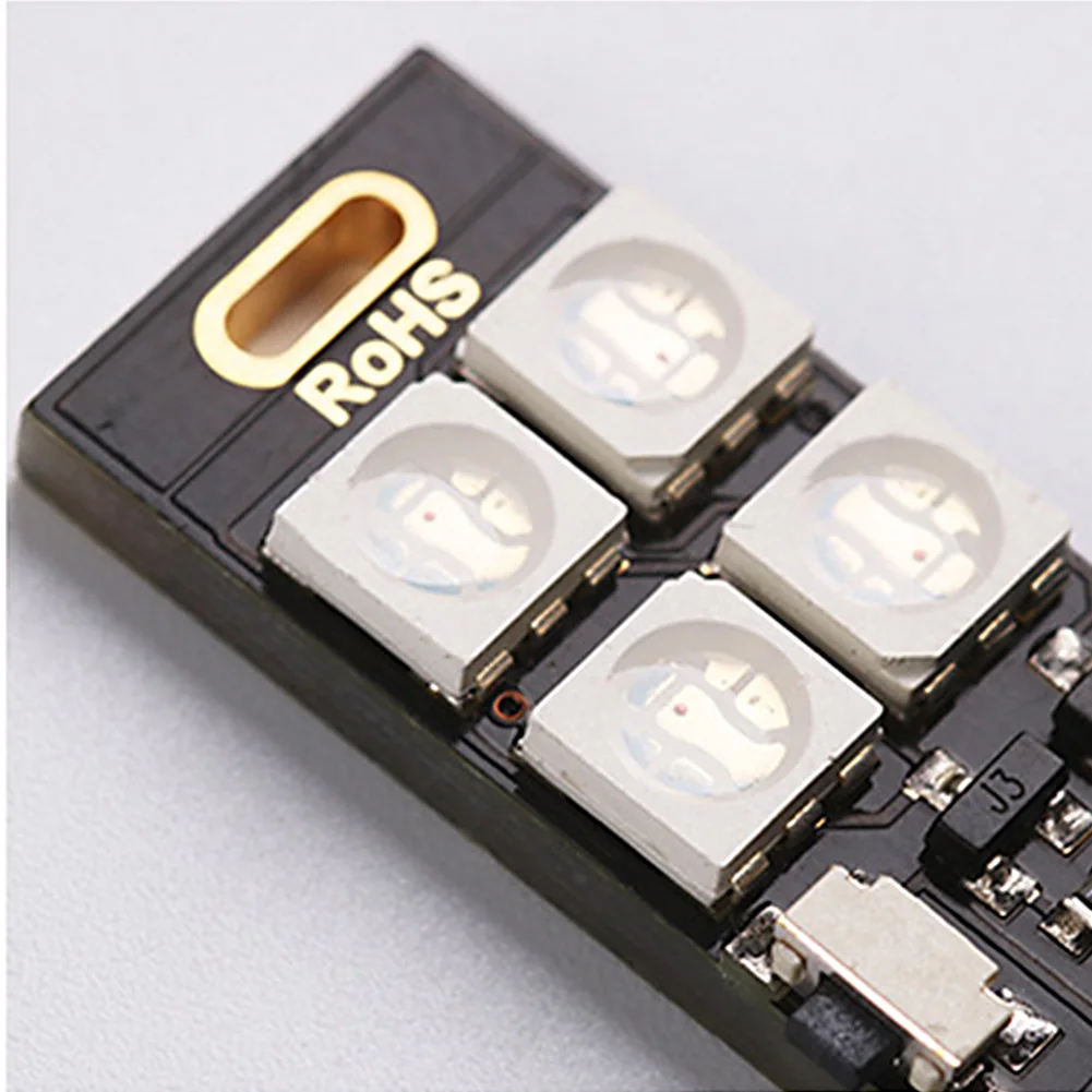 Цветная (RGB) 4 LEDs в наличии 7 цветов вечерние USB рштепселя Управление ночное мини