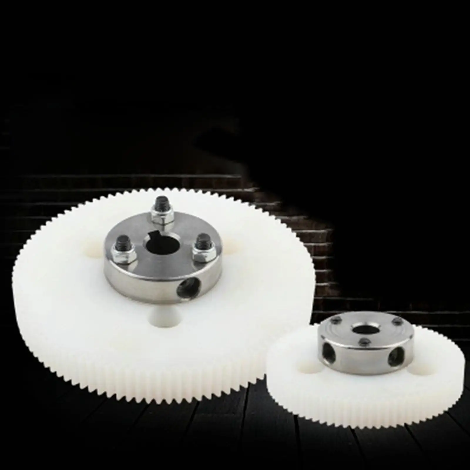 

80/100 Teeth 14mm Bore 102/128mm O.D Nylon Timing Pulley For Engraving Machine