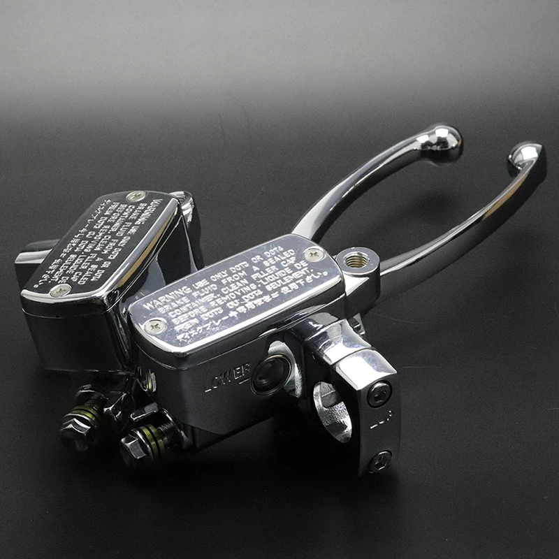 

2pcs/pair Chrome Brake Master Cylinder Clutch Lever high quality accessory part suitable For Su/zuki Intruder 800 1400 1500