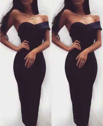 

Fashion Party Holiday Formal Long Dress Solid Black Cocktail Sexy Women Ladies Fashion Dresses Popular Sleeveless