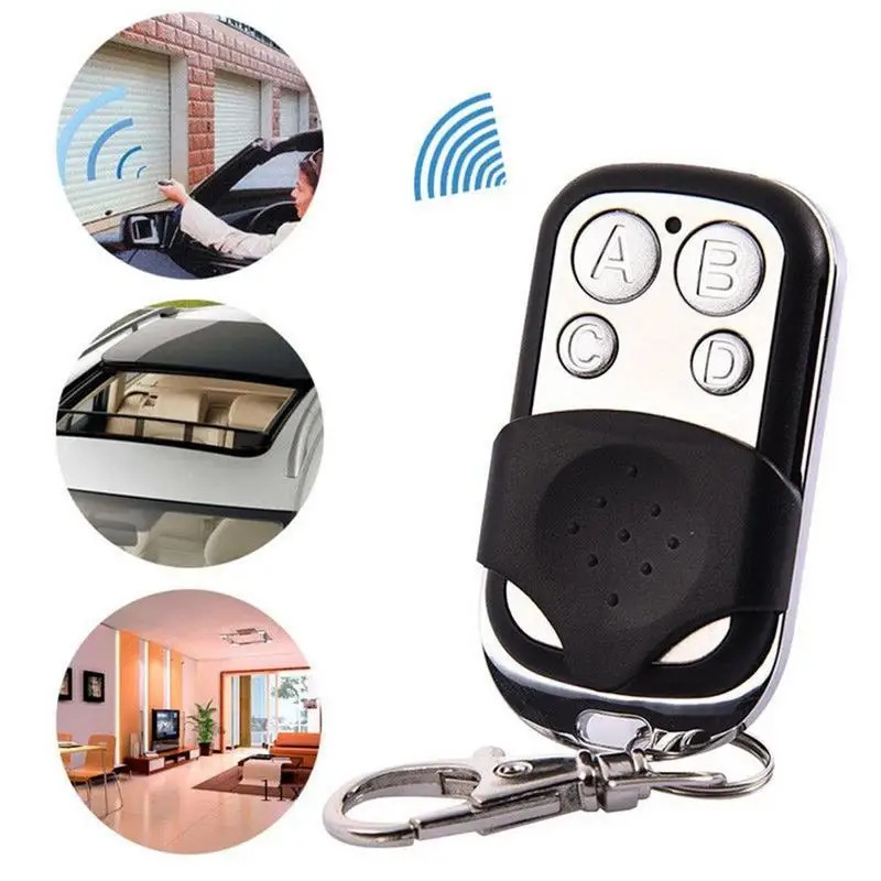 

New 4 Channel Remote Control 433mhz Electric Cloning Universal Copy Code Gate Garage Door Opener Key RF Fob Universal Portable