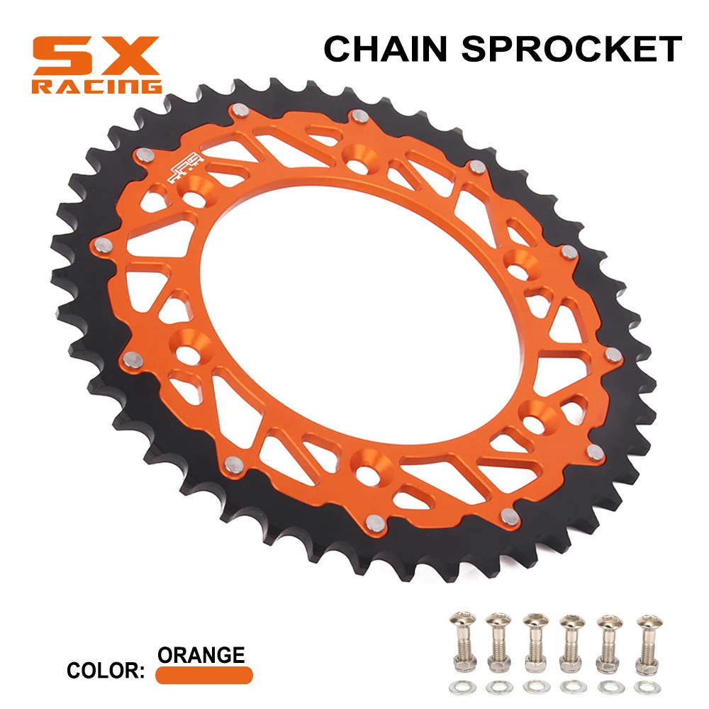 Задняя звездочка для мотоцикла 42T 45T 48T 50T 52T KTM EXC EXCF XC XCF XCW XCFW SX SXF SMR LC4 125 150 250 350 450