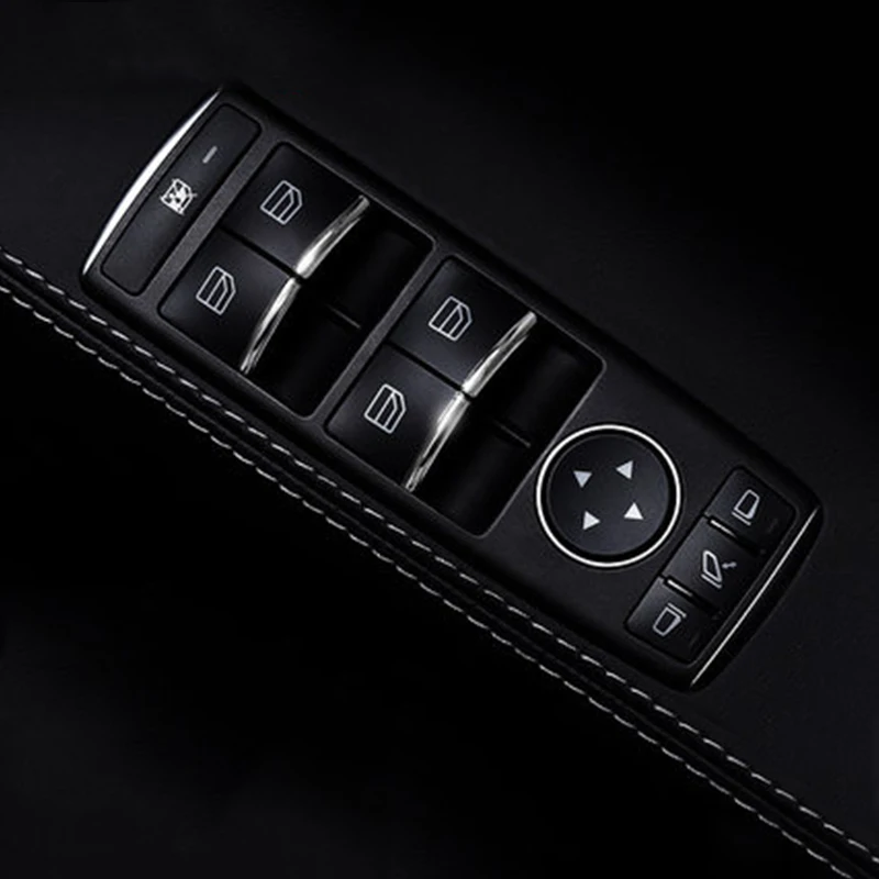 

My Good Car Window button sequin window switch button decorative patch for Tesla Model S Model X Car accessories