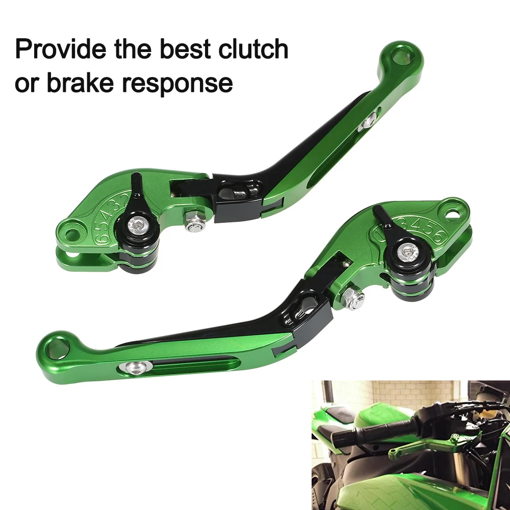 Short Brake Clutch Levers High quality for Kawasaki NINJA 650R ER 6F ER
