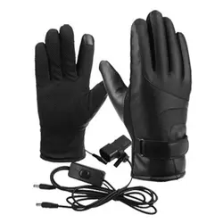 Зимние с подогревом теплые перчатки Электрический теплые перчатки унисекс Велоспорт Мотоцикл Велосипедный спорт перчатки катания на