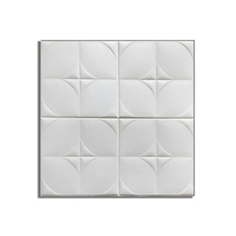 

1xPE Foam 3D Adhesive Wall Sticker Panel Leather Room Decor Background Decal Hot