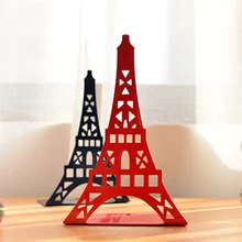 2 шт./пара Эйфелева башня свежий Организатор Большой Рабочий стол форзац книжная полка дети студент питания металлическая, для книги держатель стойки