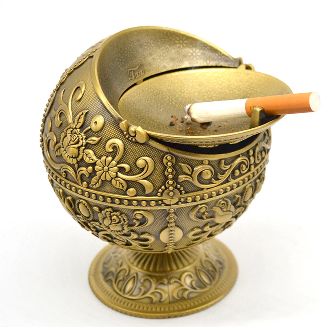 

1pcs Portable Ashtray Cigarette Smoke Car Ashtray Smokeless Ashtray Cigarette Holder Cigar Ash Tray Container Smoke Cup for Home