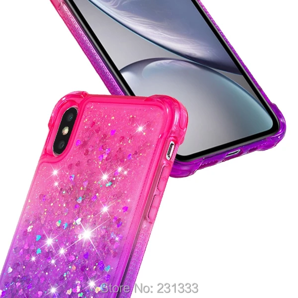 Для Iphone 11 PRO MAX 6 5 ''X XS XR 8 7 PLUS 6S жидкий зыбучий песок Блестящий Мягкий ТПУ чехол