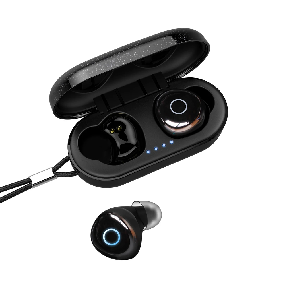 

OVEVO Q65 TWS Bluetooth V5.0 Touch Control IPX7 Waterproof Wireless In-ear Noise Cancelling Earphones Earbuds for Iphone