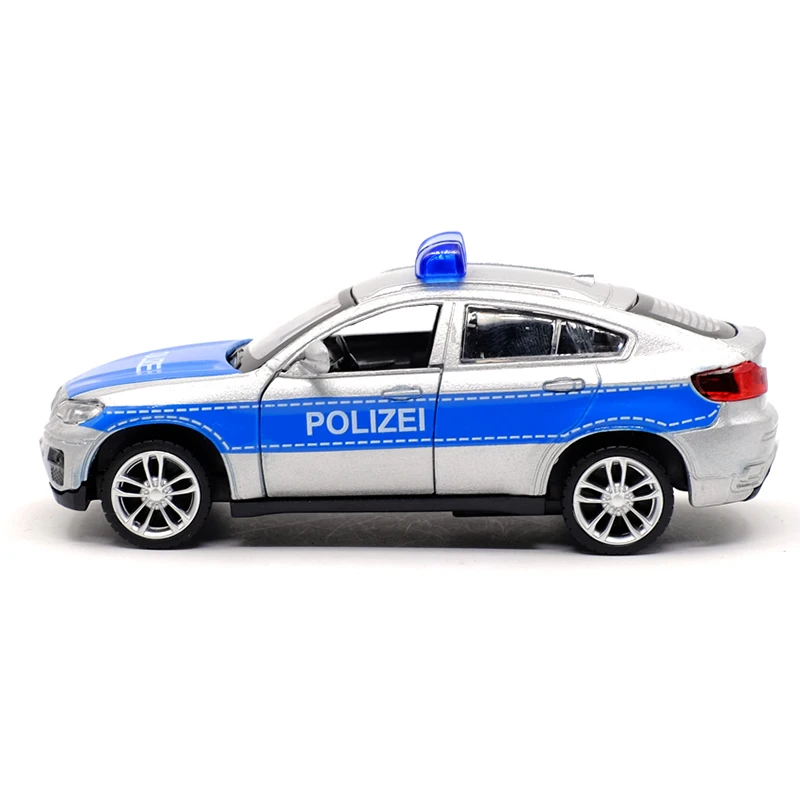 Новое поступление Caipo 1:43 X6(полицейская игрушечная машинка) литая под давлением модель автомобиля игрушка с вытягиванием назад/для детей Подарки/обучающая коллекция игрушек