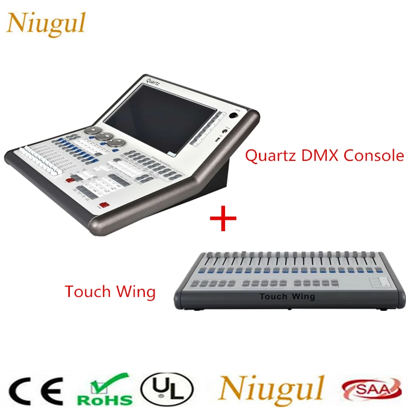

Quartz DMX Stage Lighting Console 11.1/11.0/10.1/10.0/9.1 System + Tiger Titan Touch Wing With Flight Case