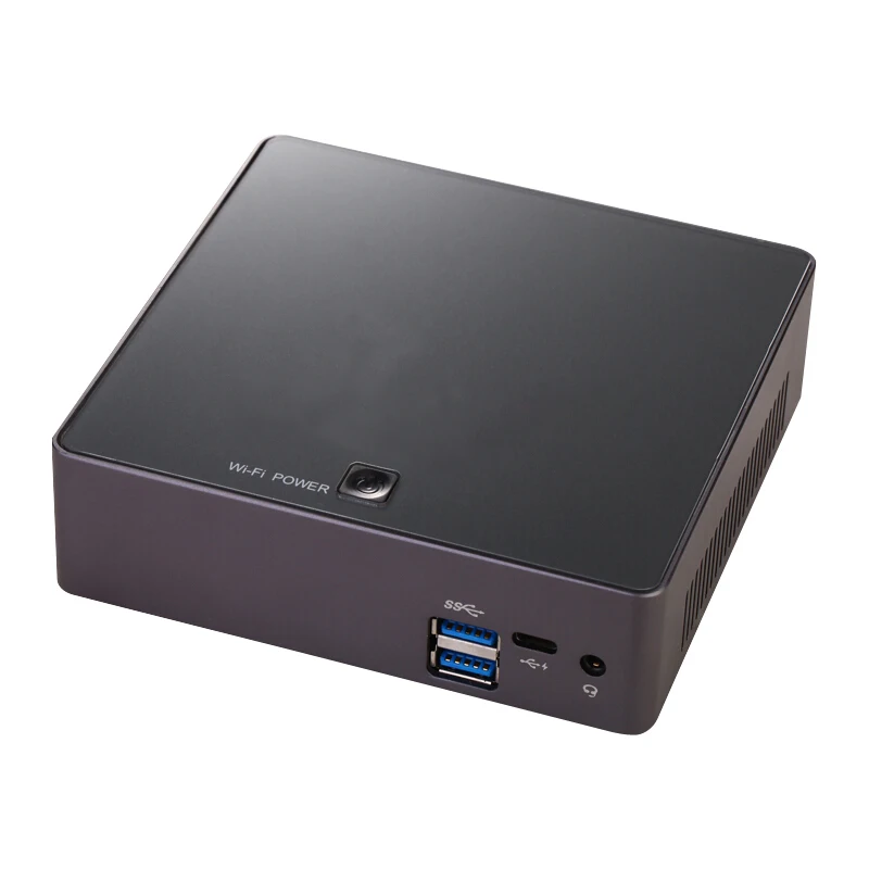 Fan Mini PC,Intel Core I7 8550U, Windows 10/Ubuntu,[HUNSN BA02],(WiFi/1HDMI1.4/2USB3.0/2USB2.0/1LAN/1USB Type-C)