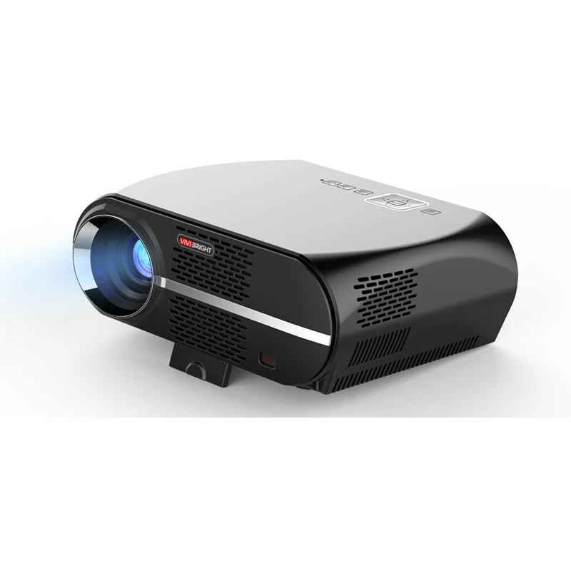 Vivibright GP100 светодиодный ЖК-проектор 3500 люмен 1280*800 пикселей 1080P HD VGA USB домашний кинотеатр