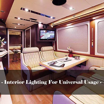  12V 6500K 12xCamper Caravan Van Interior LED Spot Lights For Volkswagen T4 T5 Bus Boat Motorhome li - 32988178898