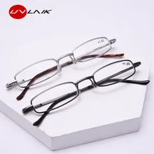 UVLAIK очки для чтения для мужчин и женщин HD линзы по рецепту винтажные портативные очки для дальнозоркости мужские очки для защиты от излучения 1,0 3,5