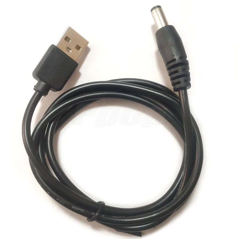 DC 5V Jack 5.5mm X 2.5mm 1.0M Power USB 2.0 Multi Charger Connector Cable for MP3 MP4 Table Lamp Tablet