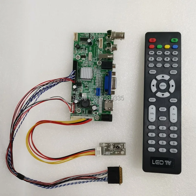 V59 универсальная плата драйвера ЖК дисплея HDMI VGA AV BGC вход сигнала домашний