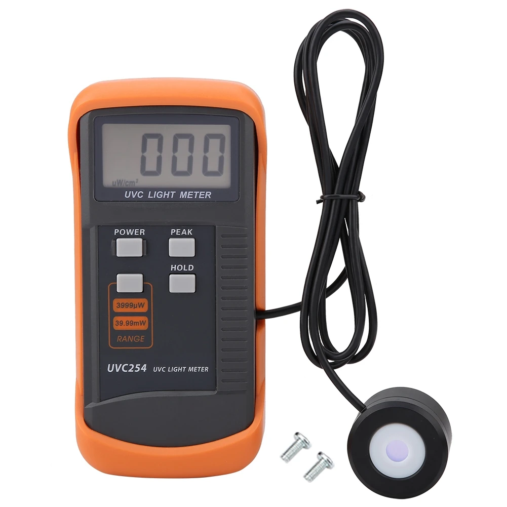 

Irradiatometer UV Light Radiation Intensity Meter Shortwave Ultraviolet Irradiation Meas UVC Light Meter UVC254