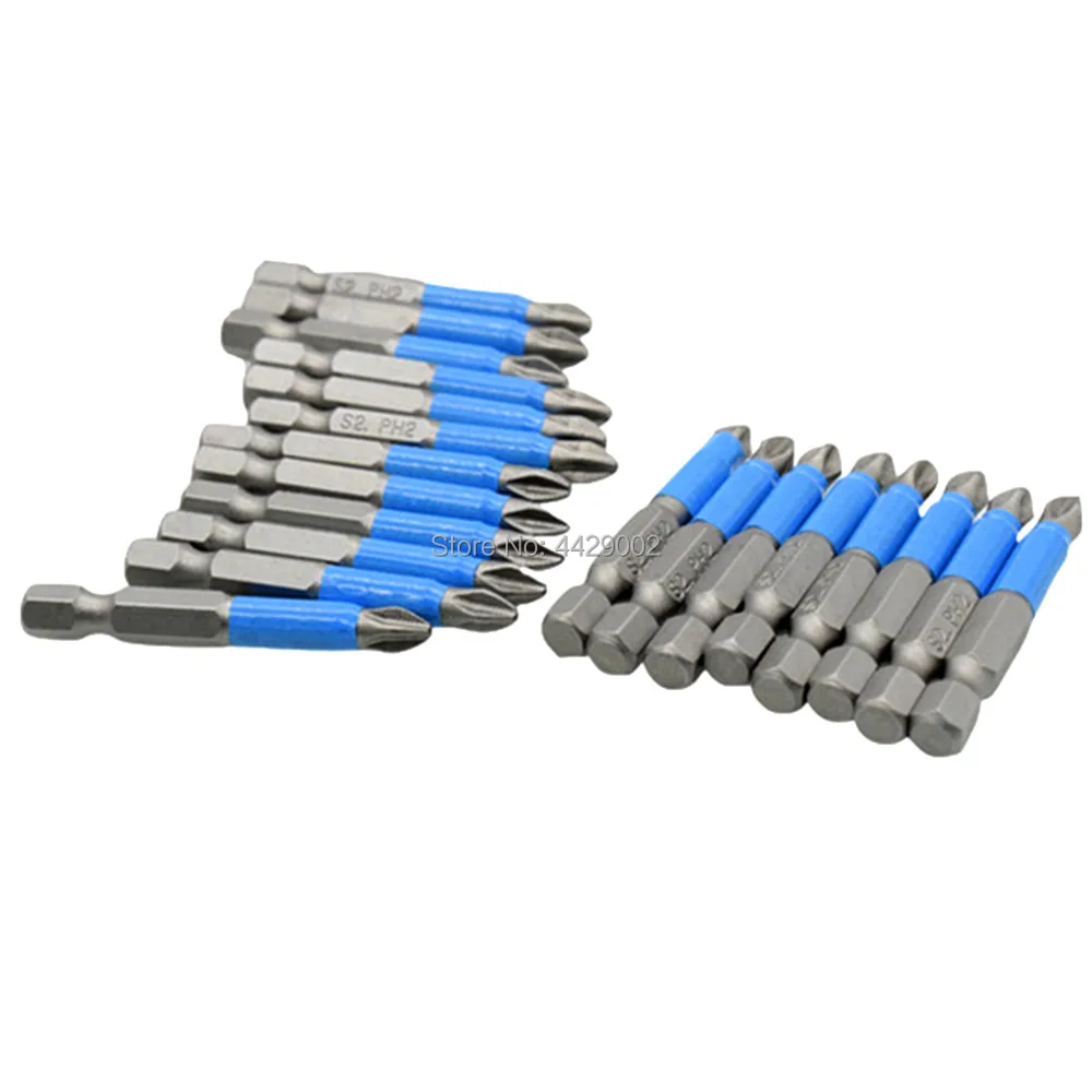

20 Piece No.2 Phillips Screwdriver PH2 Drive Bits Set Magnetic Screw Driver Power Drill Screwdriver Bit Set Non Slip 1/4'' Hex