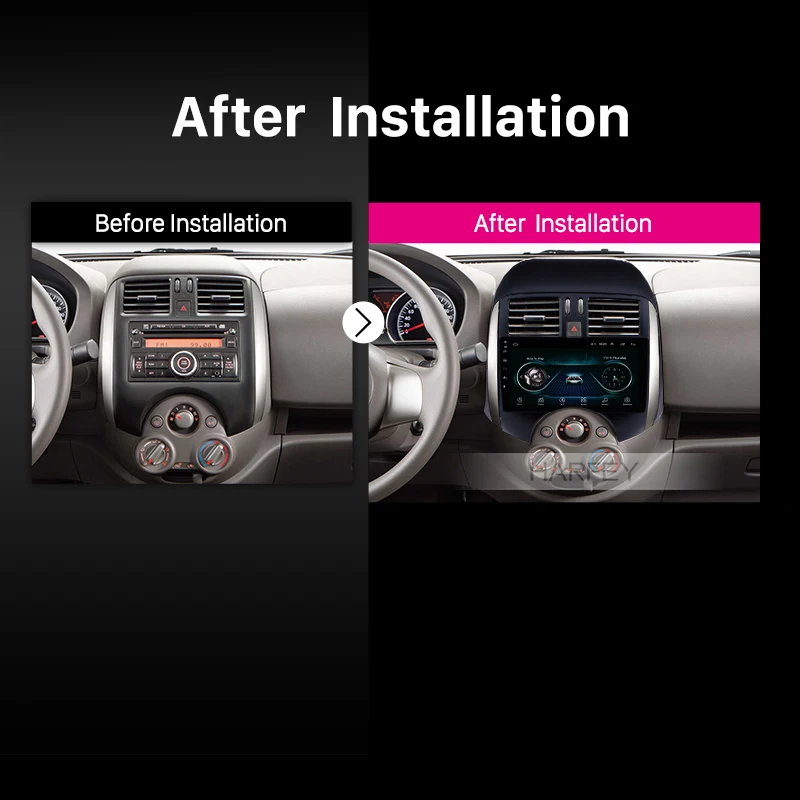 Perfect Harfey Navi 9" HD Android 8.1 Multimedia Car GPS Bluetooth WIFI for Nissan Old Sunny 2011-2013 support 3G Module TPMS Camera 5