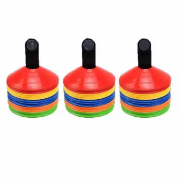 

10pcs/lot Cones Marker Discs Soccer Football Training Tools Soccers Sports Entertainment Accessories Tools 19cm 7.5inch