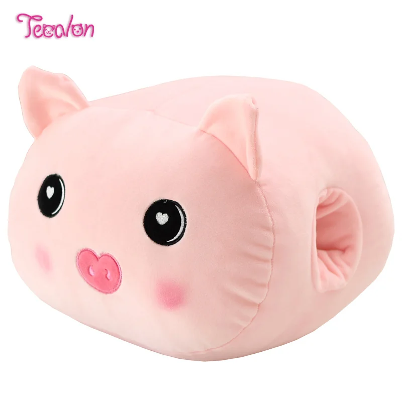 Tecalon 1pc 25cm Very Soft Cute Unicorn Piglets Hamster Warm Hand