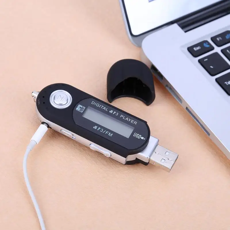Высокое качество Черный Синий 3 5 мм портативный USB MP3 музыкальный плеер цифровой